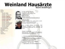 Tablet Screenshot of habluetzel.weinland-aerzte.ch